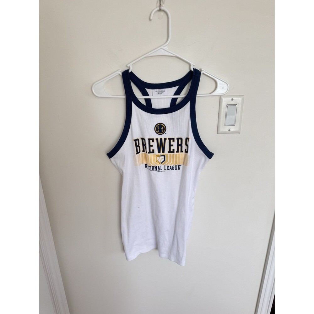 Soft As A Grape Women's Brewers MLB Tank L